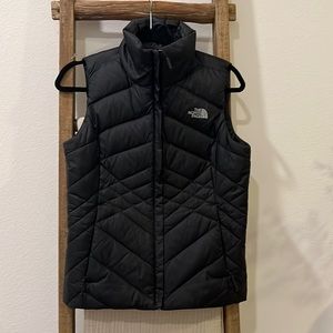 North Face Black Puffer Vest